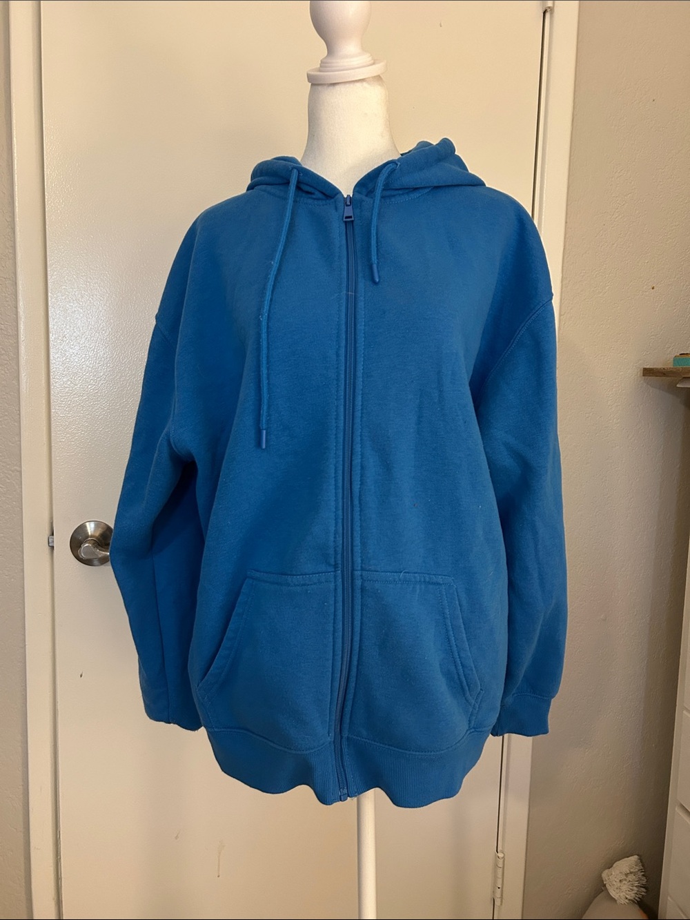 OCEAN DRIVE Blue womens Zip-Up Hoodie Jacket